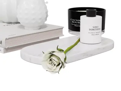 H M Decorative Set 3D model