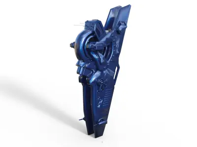 ARN-01 Sci-Fi Frigate 3D print model