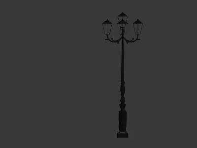 Highway Lamp Post 3D model