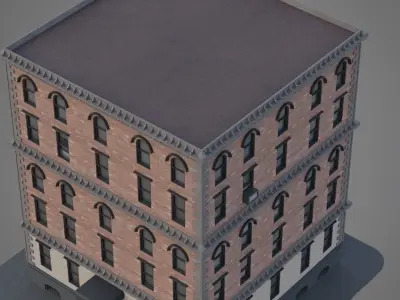 City building 3D model order