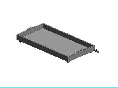 Waste water collecting tray 3D model