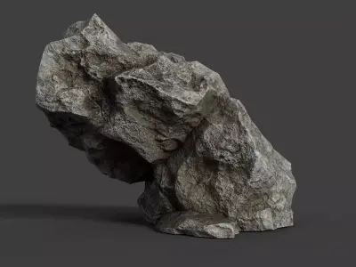 Rock 6-1 Low-poly 3D model