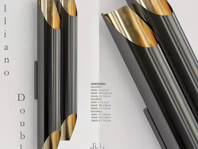 Galliano Double by DELIGHTFULL pink gold 3D model