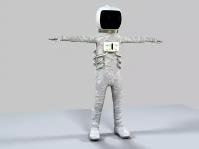 Astronaut Cartoon 3D model