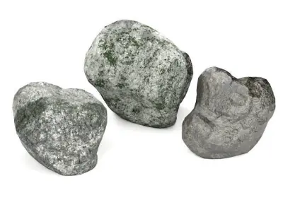 Rock low polygon Low-poly 3D model