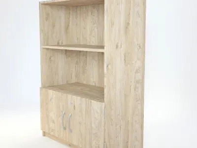 Wooden Cabinet 18 3D model
