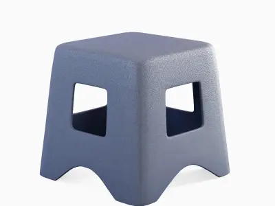 Plastic Stool 03 3D model