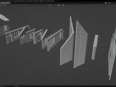  HO scale suburban house005 3D print model