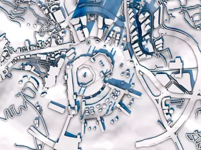 Mecca Makkah City Saudi Arabia 3D print model