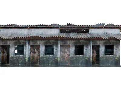 Thai Dorm Abandoned 3D model