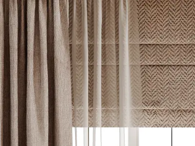 Curtain A3 3D model
