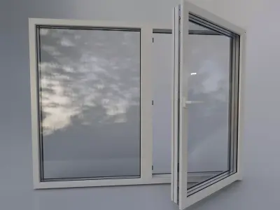 Plastic Window Pack 6 colors 3D model