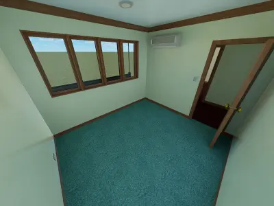 Australian Post-war Homes Collection-Brick Veneer house 1A 3D model