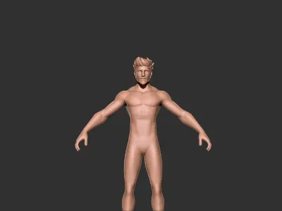 Cartoon Boy 3D model