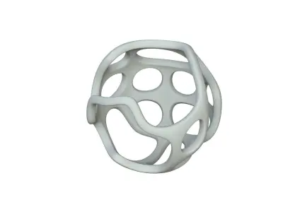 SciFi Cube Object No 37382 Low Poly Shape Texture