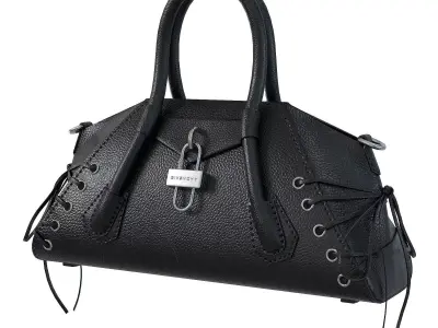 Givenchy Mini Antigona Bag Black Low-poly 3D model