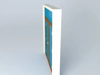 Main glass door 3D model
