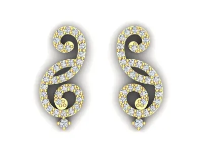 Earring 005 3D print model