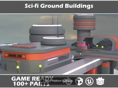 Sci-fi Models Collection 3D Model Pack