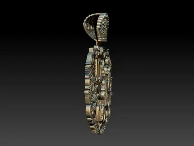 Heavens Gate Pendant - Portao do Ceu Pingente 3D print model