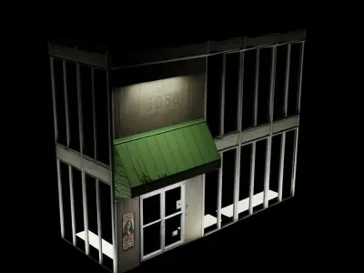 City Building 4 Low-poly 3D model