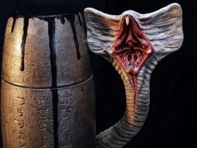 Hammerpede ready for 3D print prometheus alien covenant 3D print model
