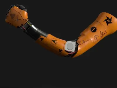 Sci-fi model Low-poly 3D model