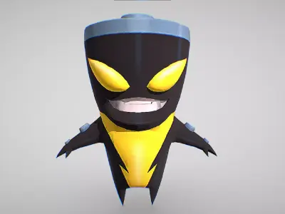 Megawhatt - Nosedeenians From Nosideen Qausar - Ben 10 Omniverse Low-poly 3D model