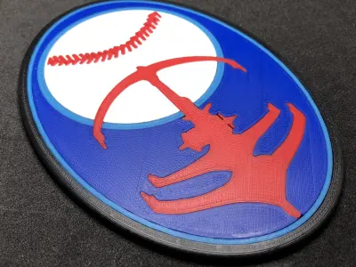 Star Trek Deep Space Nine Niners Baseball Team Logo 3D print model