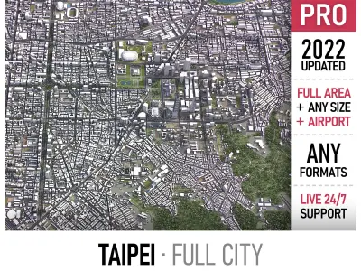 Taiwan 3D Model Pack