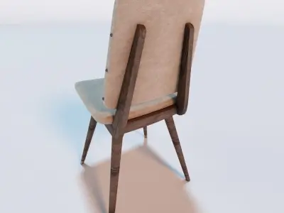 CAMILLE DINING CHAIR 3D model