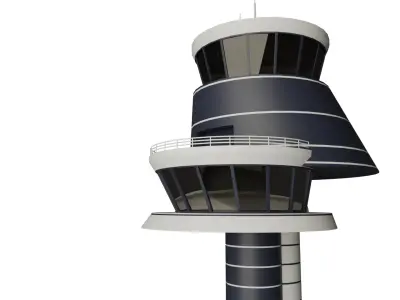 Arlanda Control Tower ESSA - Sweden 3D model