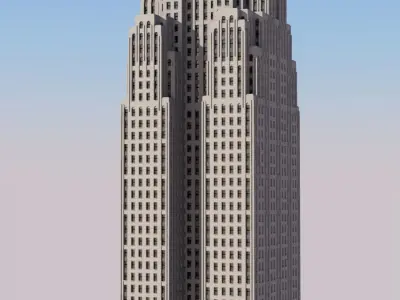 Penobscot Building 3D print model