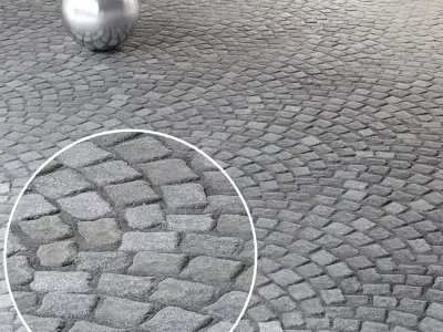 Mrf Pavement Set20 Low-poly 3D model