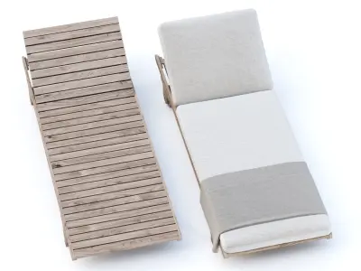 Eva chaise lounge EV24 by Bpoint Design  3D model