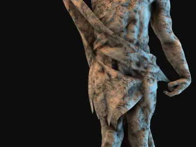 Greco-Roman Renaissance Statue Sample Free 3D model
