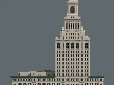 Travelers Tower 3D print model