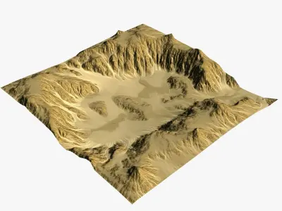Brown A 24032015 Low-poly 3D model
