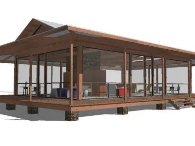 Creative Design-Holiday Cabin-0133 3D model