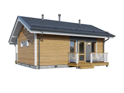 Alpine House Serenity 3D model