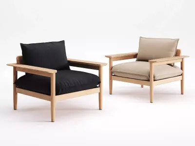 Terassi Lounge Chair 3D model