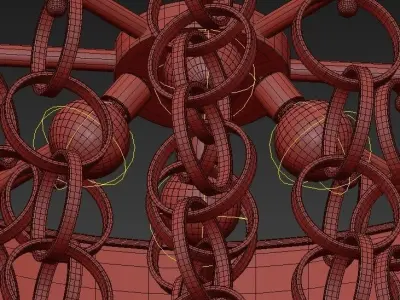 High pendant 3D model