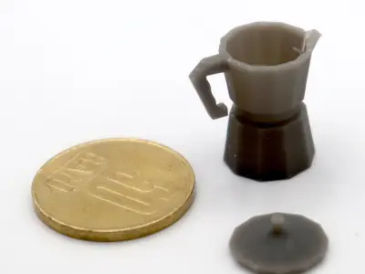 miniature dollhouse Coffee maker classic  3D print model