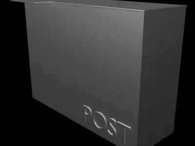 Modern Mailbox 3D model