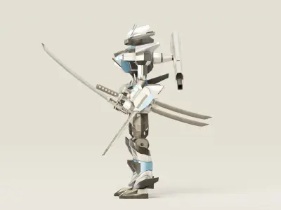 Mecha Riven 3D model