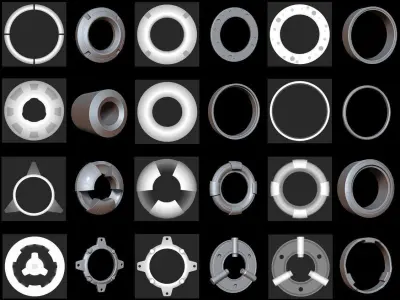 Arc Reactor Vol1 Alpha and IMM Brush 3D model