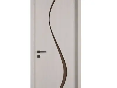 Entrance door set252 3D model