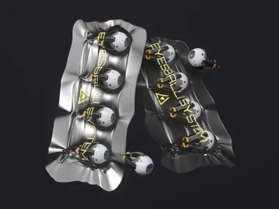 Scifi EyesBall Replacement Packing 3D model