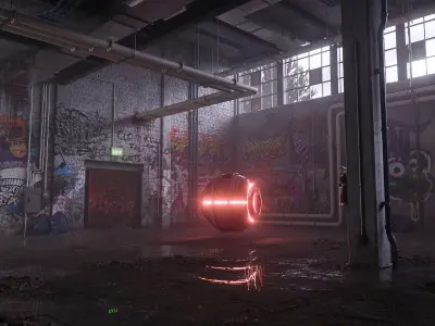 Spherical Drone  3D model