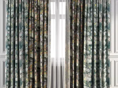 Curtain Set 98 3D model